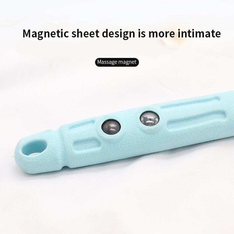 New Body Massage Gua Sha Board PVC Meridian Pat Massage Health Stick Relax Palm Massager For Neck Buttocks Back Health Care Tool