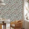 Geometric retro pattern wallpaper for living room and bedroom 50x1000