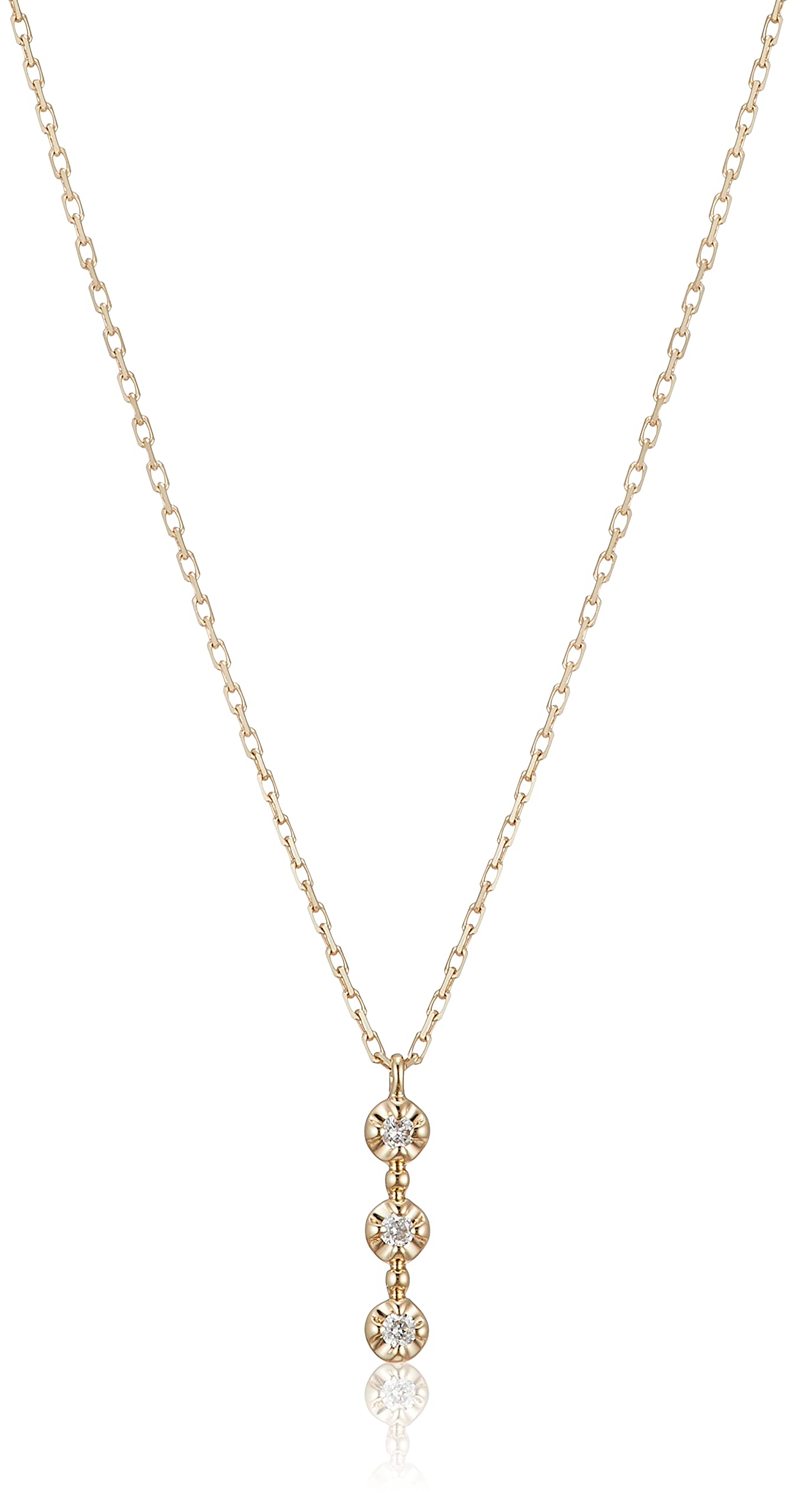 

Necklace K10 Yellow Gold Diamond AJVN157140DI [Official] [Vendome Aoyama]