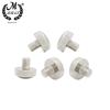 M MBAT 5Pcs Trumpet Repair Replacement Parts Metal Silver Trumpet Slide Finger Ring Screws Brass Musical Instrument Accessories