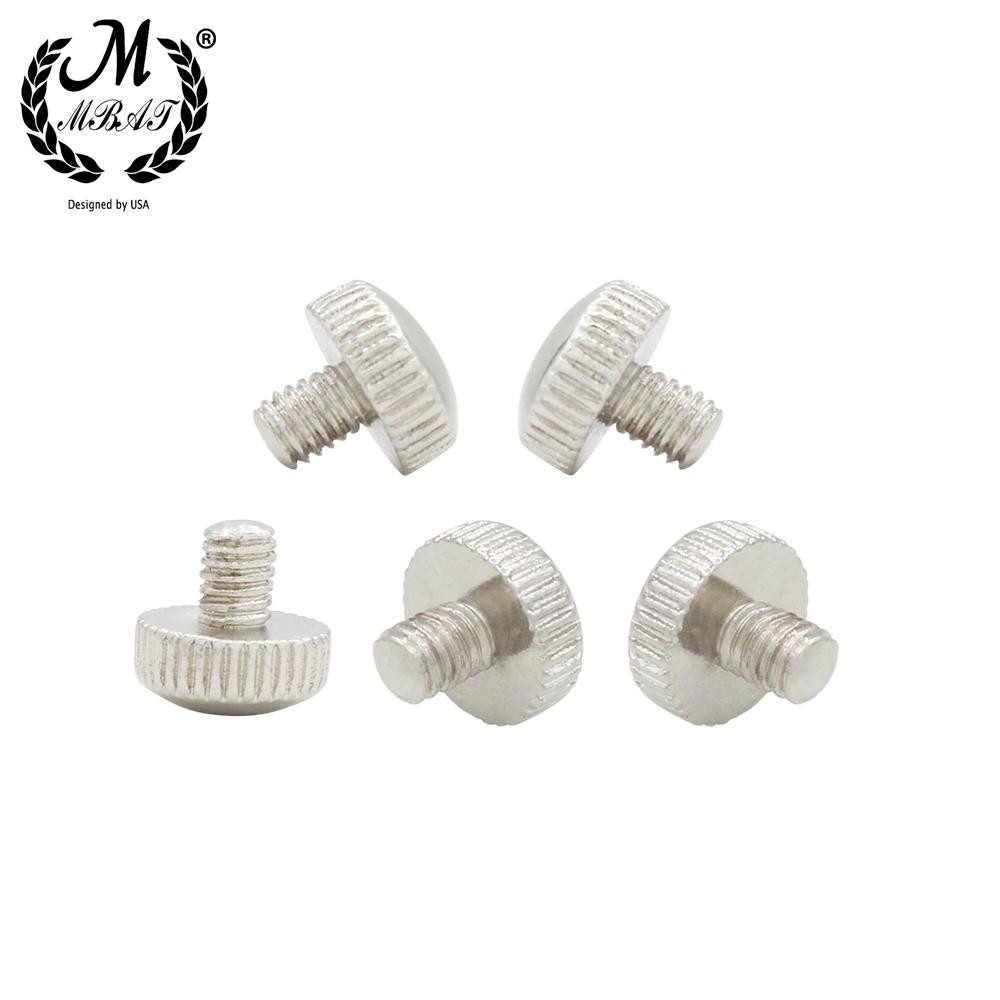 M MBAT 5Pcs Trumpet Repair Replacement Parts Metal Silver Trumpet Slide Finger Ring Screws Brass Musical Instrument Accessories