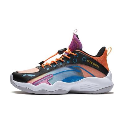 Li Ning Primary 2.0 Youth Basketball Shoes Kids Sneakers Black Sunshine-Orange Vision-Blue YKBS018-7