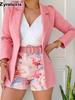 New Style Set Shorts Mini Suit Outfit with Belt
