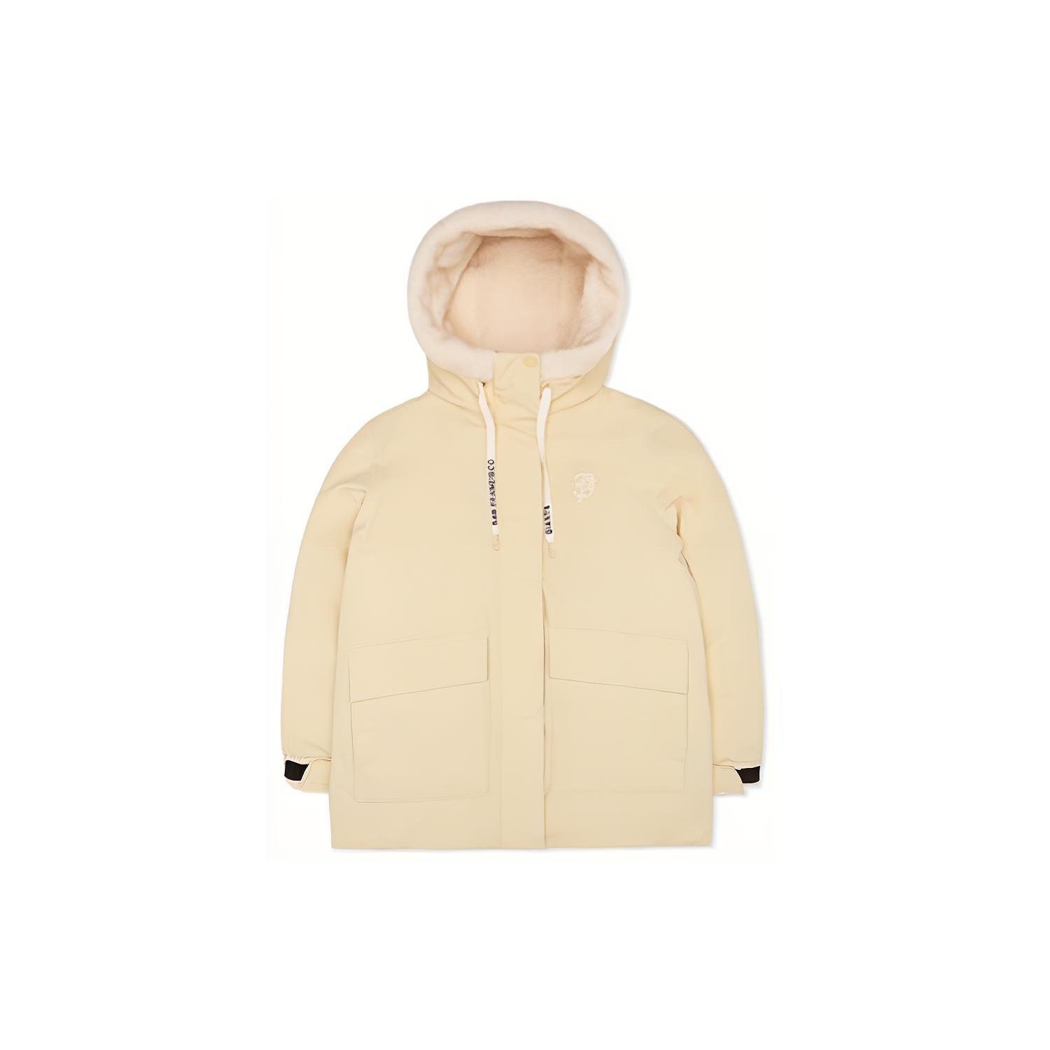 

New MLB Down Jacket Short Women s Light Yellow 3FDJEC126-14YEL XS