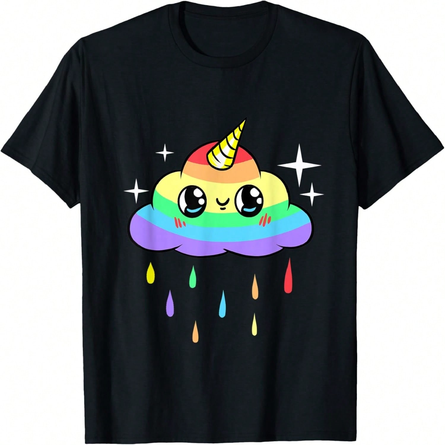 Kawaii Frog Dragon T-Shirt S разноцветный