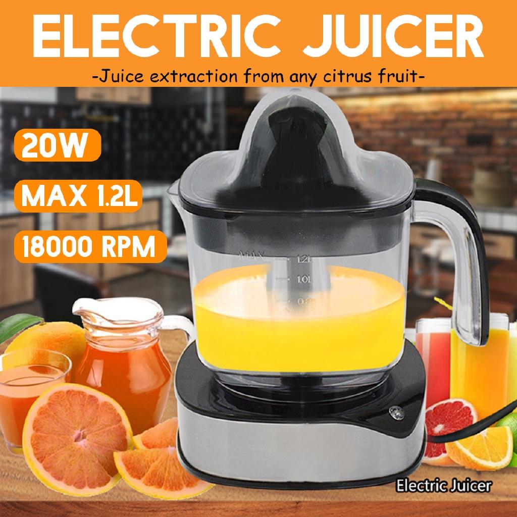 1.2L Electric Juicer Double heads 18000 rpm Capacity Orange Fruit Lemon Squeezer Extractor Portable Juice Machine 220V