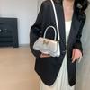 Stylish Small Square Crossbody Bag For Women With Unique Butterfly Design In Black White Pink Green Silver