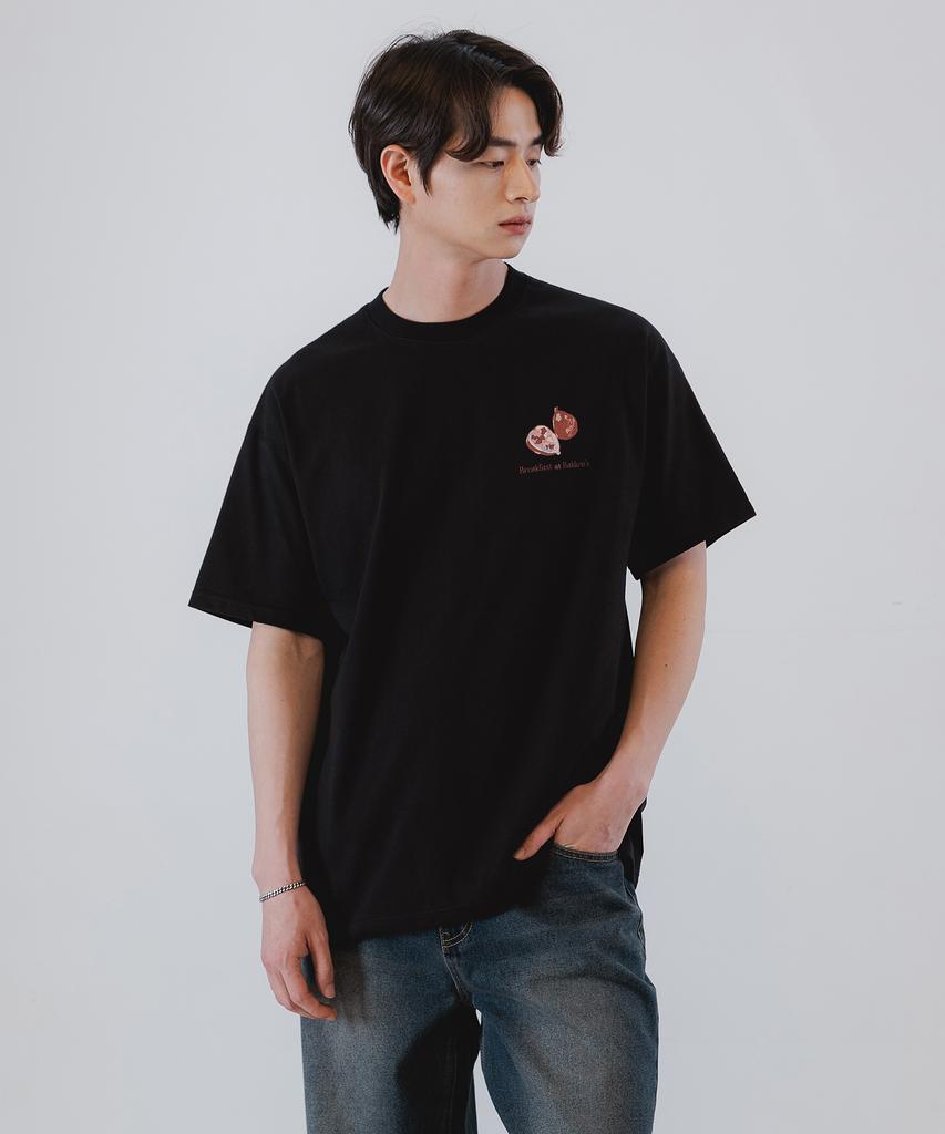 BAKKEN Fig Short Sleeve T-Shirt Bk3973_Black