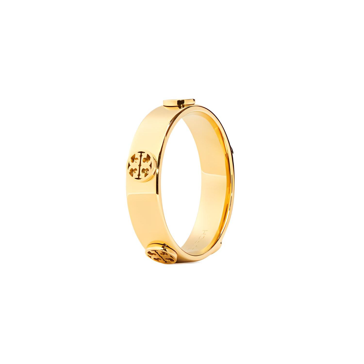 Tory Burch Miller Double T Logo Ring Women rings Gold 76882-720 7