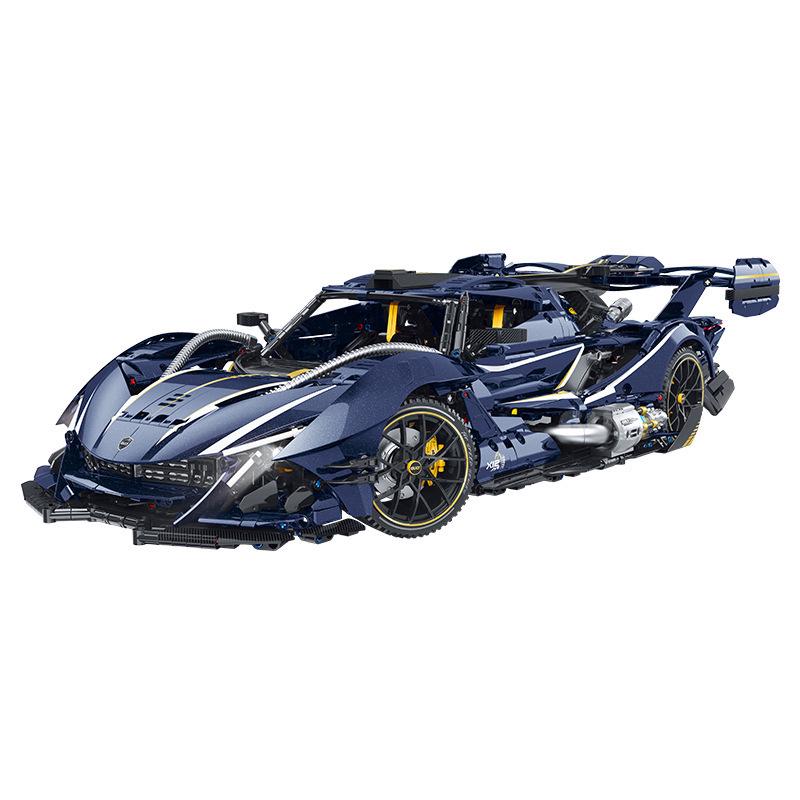 Gu Li Supercar 1:8 Remote Control Building Block Sports Car Model - High Difficulty Assembly Toy