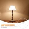 E27 Standard Lampshade 30cm Metal Lampshade Frame Steel Ring For Lamp Shade Round Vintage Lamp Shade Frame Lampshade Holder Ring