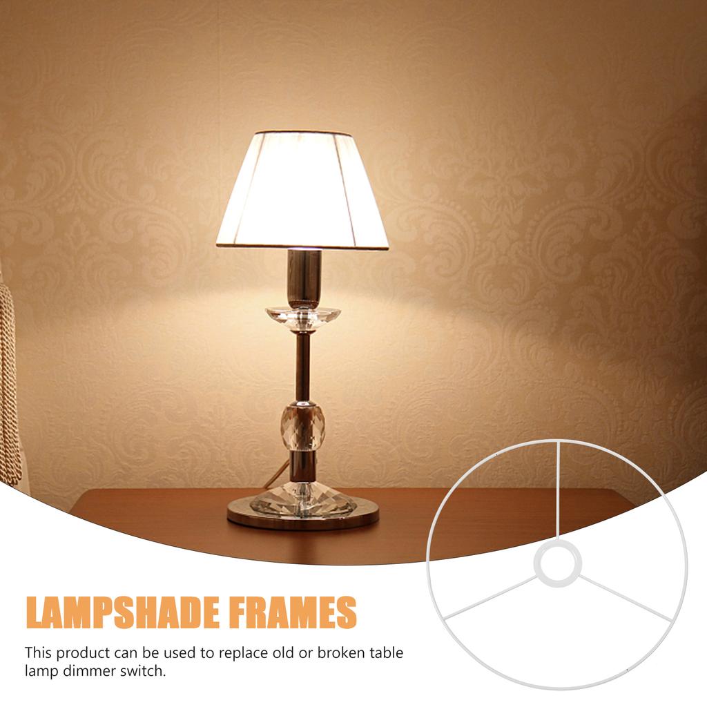 E27 Standard Lampshade 30cm Metal Lampshade Frame Steel Ring For Lamp Shade Round Vintage Lamp Shade Frame Lampshade Holder Ring