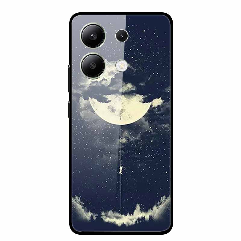 For Xiaomi Redmi Note 13 5G Phone Case Soft Bumper Tempered Glass Hard Back Cover Case For Redmi Note 13 Pro Case Note13 Pro Bag