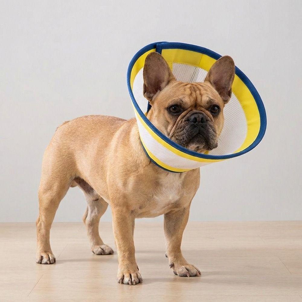 Breathable Cat Cone Collar Mesh Pet Protective Collar Pet Elizabethan Collars  Pet Accessories