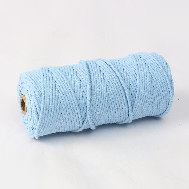 4mm 300m Colored Hand-Woven Cotton Rope for DIY Tapestry and Ornaments