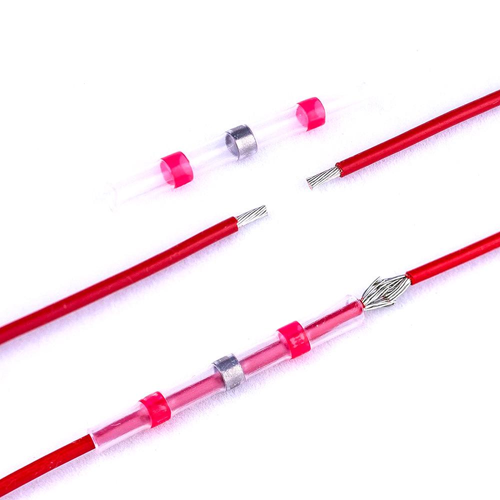 Heat Shrink Terminals Waterproof Solder Ring Seal Electrical Connectors Wire Cable Splice Kit Automotive Marine 0.25-6mm²