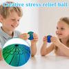 3D-Printed Ball - A Colorful Gradient Stress-reducing Desktop Toy, A Creative Deformable Sculpture That Helps Improve Concentration And