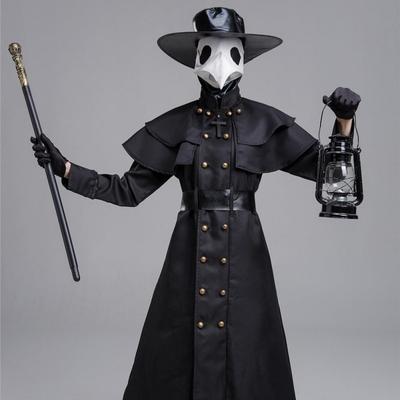 Halloween Movie Characters Raven Doctor Uniform Dark Dungeon Hero Uniform Plague Mouth Stage Show
