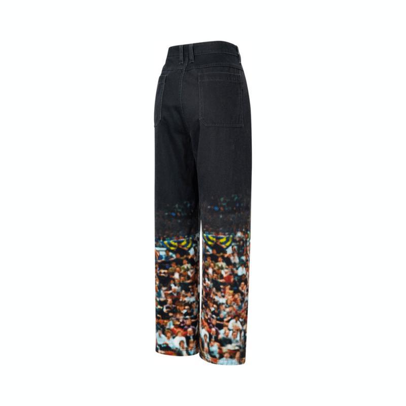 Jordan Asair Jdn Aop Twill Pant Fashion Versatile Character Pattern Comfortable Jeans Men Bottoms Black HF0046-010