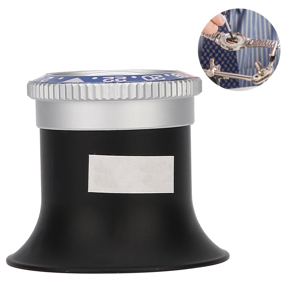 15x Kunststoff Uhren Lupen Reparatur Lupe Juwelierwerkzeug