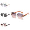 Chic Sunglasses Trendy Geometric Shape Fashion Design Outdoor Sun Protection