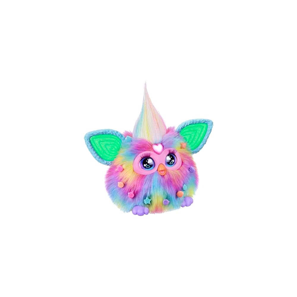 Hasbro Furby Tye-Dye Interactive Toy with 15 Fashion Accessories for Boys and Girls Ages 6 and Up