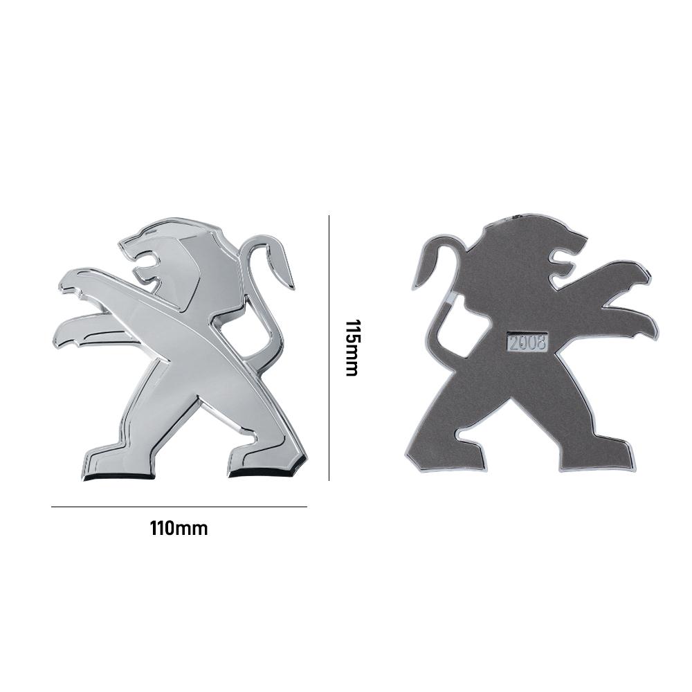 2026 Hete Auto Sticker Auto Voorgrille Embleem Achterklep Badge Sticker Auto Decoratie Accessoires Voor Peugeot RCZ 206 208 3008 30