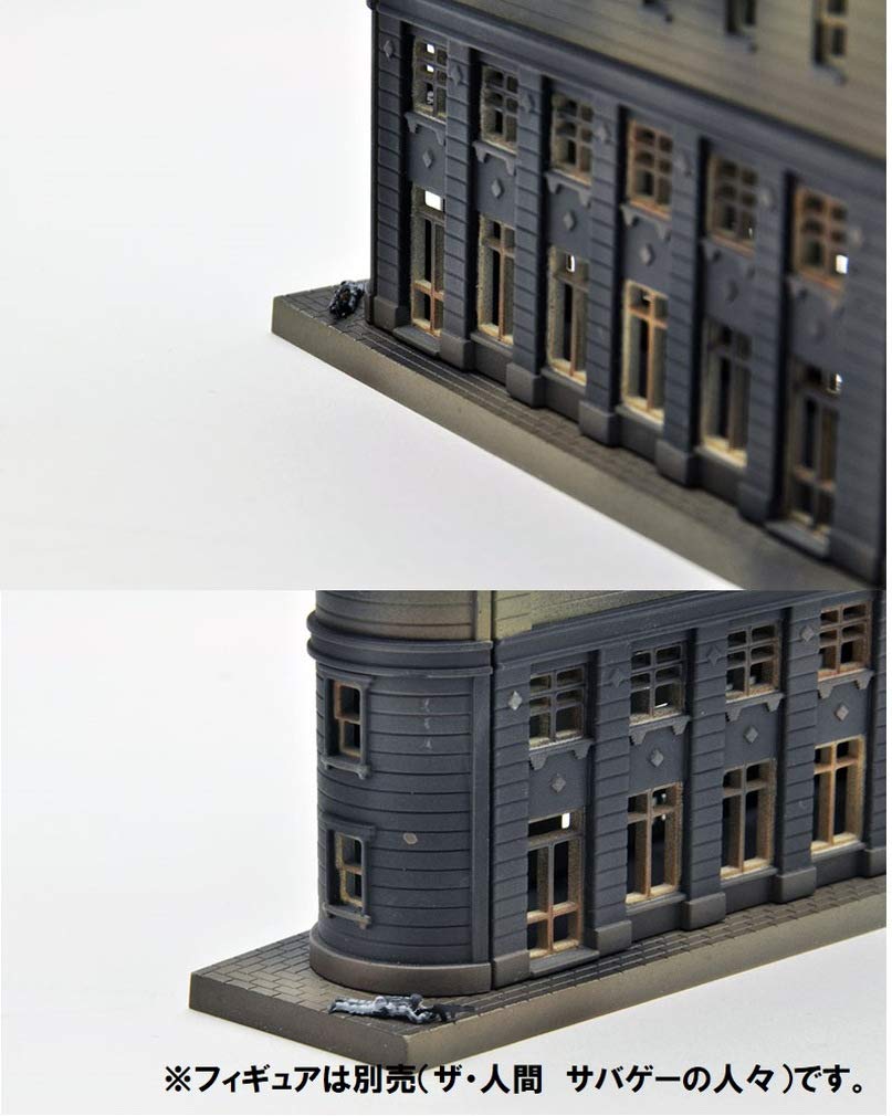 Tomytec 1144 GeoColle Combat Series DCM07 Battlefield Building C Painted Plastic Model 314615