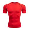 Sports T-shirt Men's Quick Drying Short Sleeved Sports T-shirt Top Gym Fitness Tight Fitting Shirt Training Running T-shirt Men'