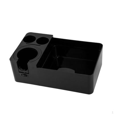 Coffee Tamping Station with Detachable Knock Box Tamper Stand and Portafilter Holder 2 In 1