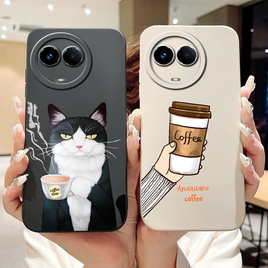 For Realme 11 5G Case RMX3780 Stylish Candy Painted Cover Shockproof Phone Case For Realme 11X Realme11 5G Soft TPU Fundas Coque