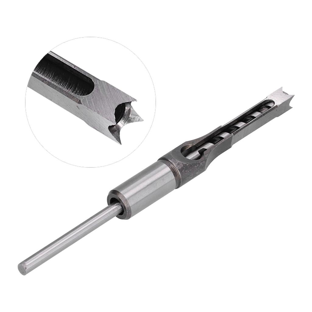 Burghiu cu gaură pătrată Oțel rapid Ascuțit Rezistent la uzură Durabil Burghiu mortezor pentru prelucrarea lemnului