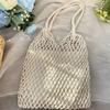 Ins Mori Series Hollow Fishing Net Bag Woven Bag Large Capacity Underarm Shoulder Bag Tote Bag Seaside Vacation Beach Bag