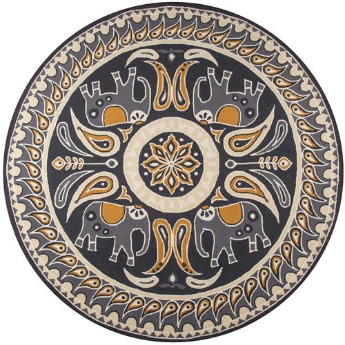 Kreative Bohemia Muster Teller Keramik Wandbehang Dekorative Hintergrundplatte Nordischer Stil
