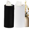 2pcs Round Tissue Boxes For Car Automotive Cup Holder Tissue Holder Cylinder Creative Napkin Bucket for Travel Driving Home