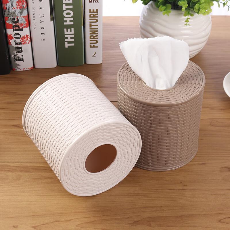 Chinese Style Imitation Rattan Tissue Box (5-Pack)