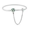 Bee Clover Dog Paw Snake Chain Bracelet Round Clasp Femme Bracelet Decoration Bangle Trinkets For Women Jewelry Gift