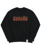 GRAVER [Unisex] Flame Logo Sweatshirt_Black