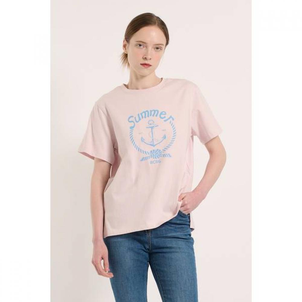 

Bcbg Summer PrinT T shirT B5m4x482 Navy (55)/66