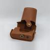 PU Leather Camera Case Bag For Olympus EPL3 EPM1 E-PL3 E-PM1 Cover With Strap