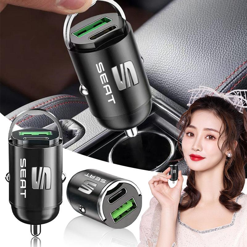Micro Car Quick Charger Vehicle Cigarette Lighter Convert Plug Car Accessories for SEAT Leon FR 5 6 MII Altea 5F Ibiza Toledo Cordoba Alhambra MK3