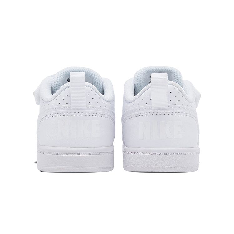 Nike Court Borough Comfortable Versatile Durable Mid-Top Walking Shoes Baby Shoes White AV3172-100