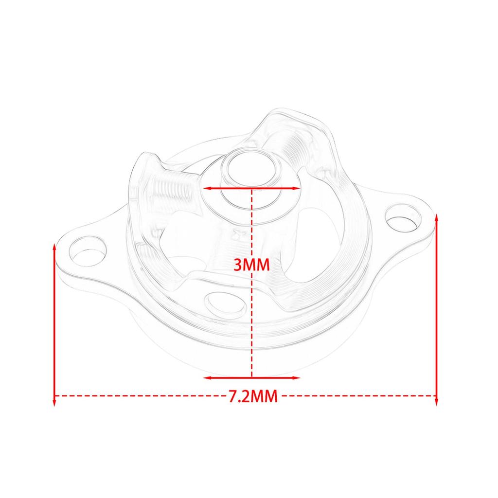 Motorcycle Aluminum Alloy Oil Filter Cover Engine Protection for Honda TRX450ER 2006-2014