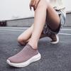 Fashion New Casual Sports Shoes, Men's Lightweight Running Shoes, Breathable Soft Bottom Lazy Shoes, Lovers Fly To Weave A Slip-on Shoes