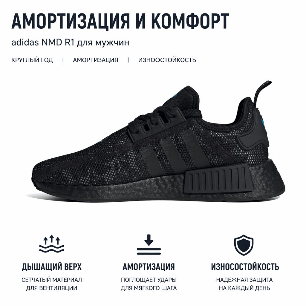 adidas NMD_R1 Black Carbon Camo Men Sneakers Core-Black Grey-Five IG5535