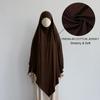 Premium Cotton Jersey Khimar Stretchy Lightweight Breathable One Layer Islam Muslim Women Eid Ramadan Long Prayer Hijab Khimar