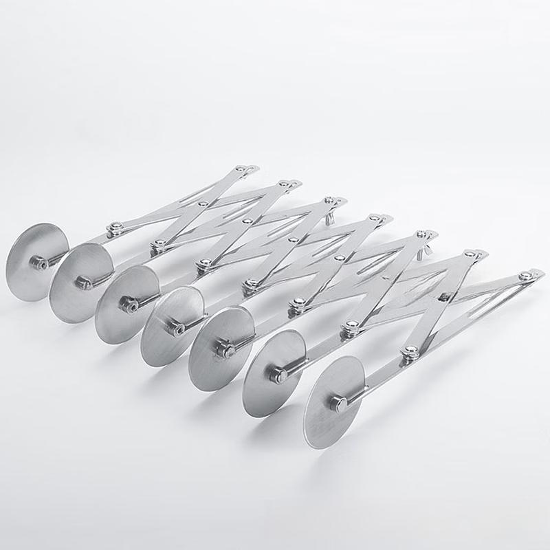 MDNG Stainless Steel Ret retractable 7-Wheel Pastry & Pizza Cutter