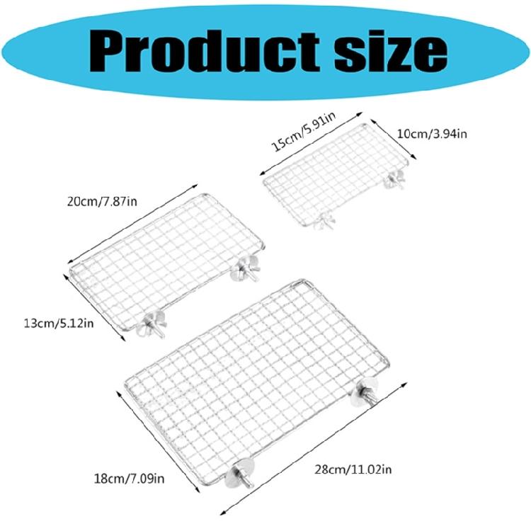 Stainless Steel Bird Stands For Cockatiels Macaws Easy Assembly Cleaning Maintenance