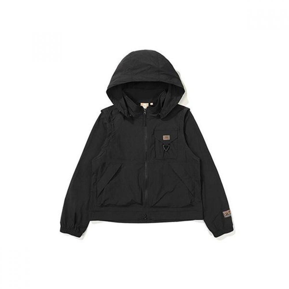 Bbc Earth W Hoodie Detachable Convertible Jacket blacks/80