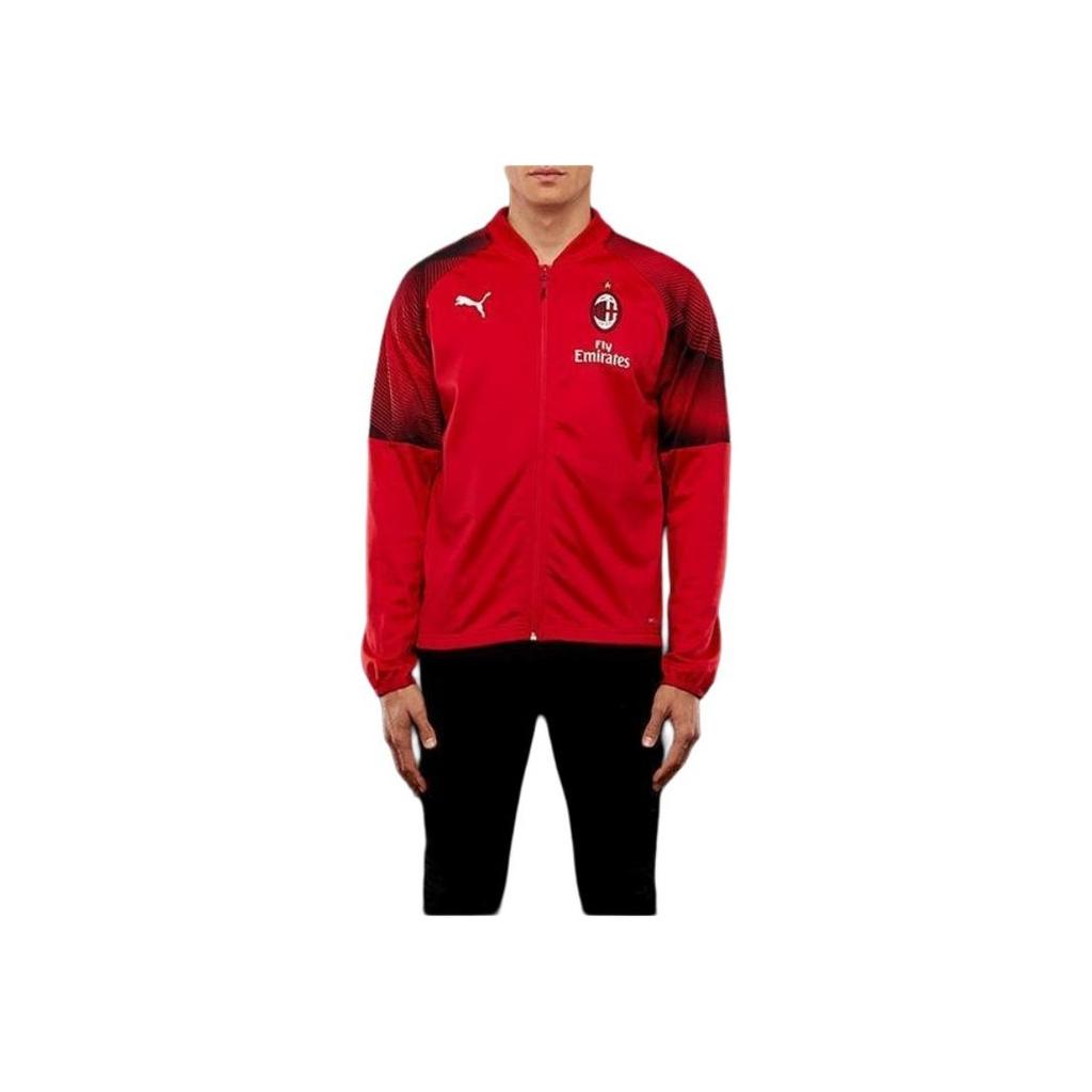 Puma AC Milan Co-Branded Football Training Jacket Men Jackets Red 754864-02